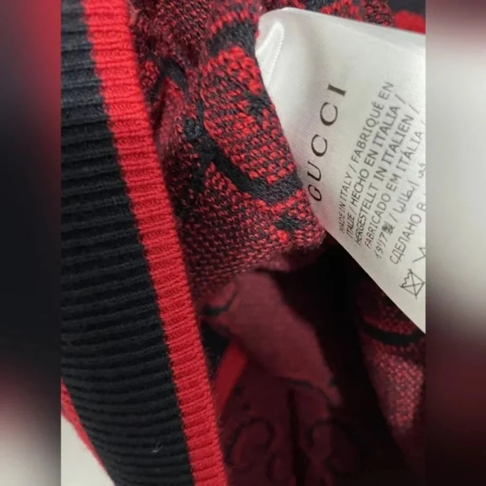 Gucci GG Jacquard Wool blend Knit Cardigan - Picture 12 of 16